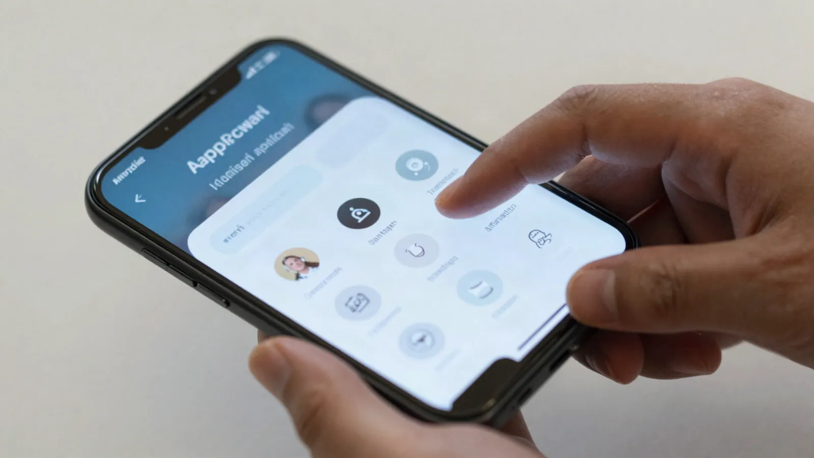 Smartphone Android affichant ses informations appareil